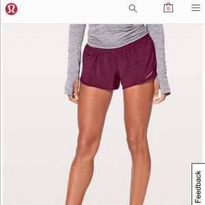 lululemon athletica Shorts - Plum lulu lemon shorts BRAND NEW // Never Worn lululemon athletica Shorts - Plum lulu lemon shorts BRAND NEW // Never Worn